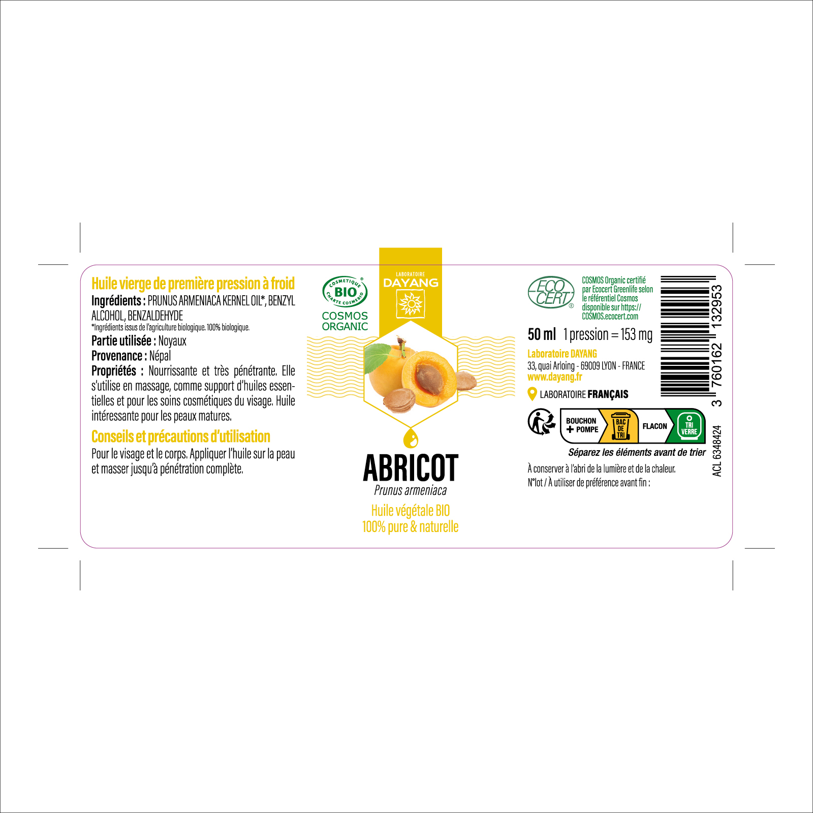 HV Abricot BIO